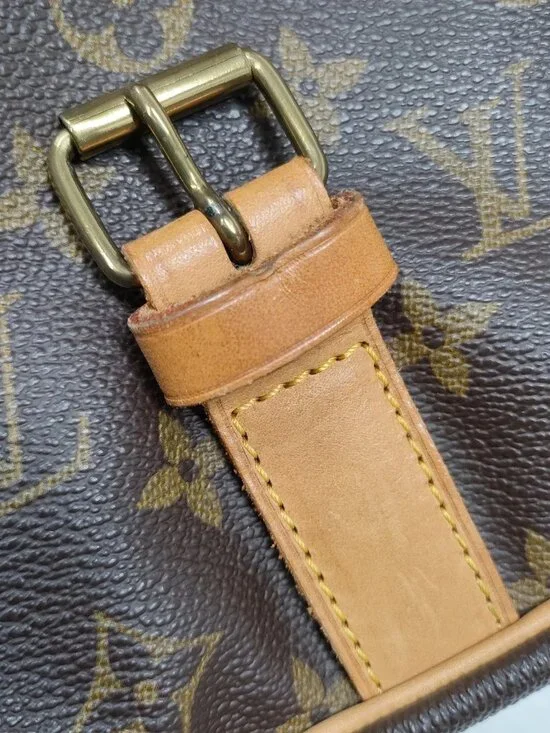 Louis Vuitton Saumur 35 Monogram Crossbody Bag | Authentic LV Vintage Messenger - Picture 12 of 16